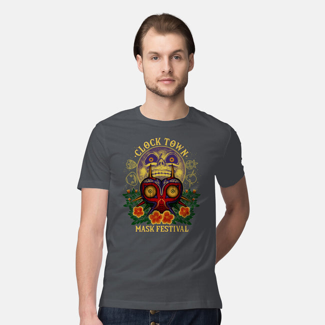 Clock Town Mask Festival-Mens-Premium-Tee-rmatix