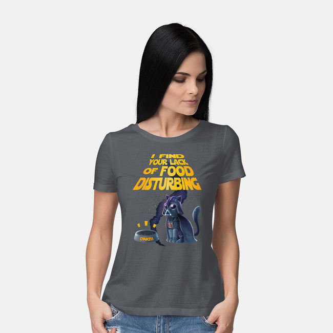 I Find Your Lack Of Food Disturbing-Womens-Basic-Tee-amorias