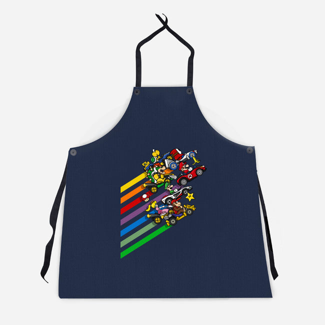 Karting Chaos-Unisex-Kitchen-Apron-drbutler