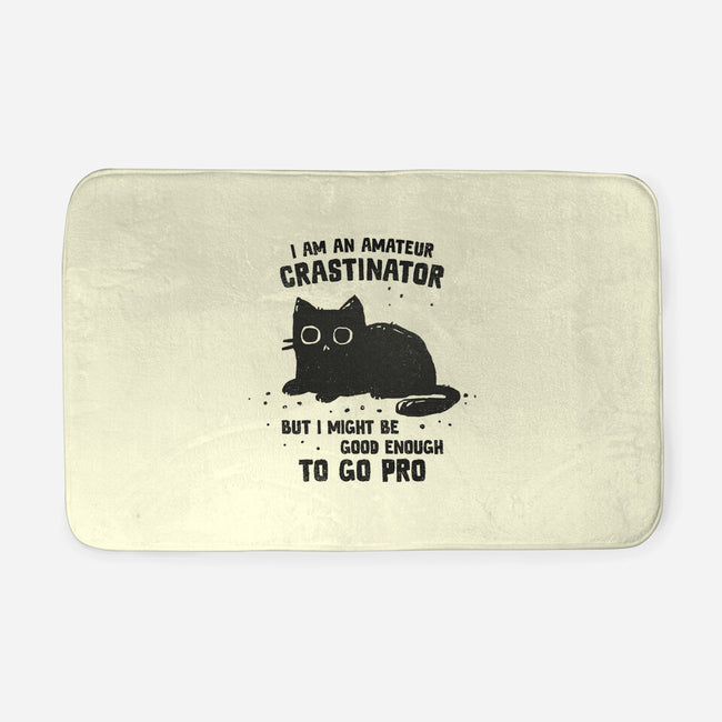 Amateur Crastinator-None-Memory Foam-Bath Mat-kg07