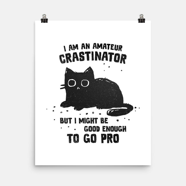 Amateur Crastinator-None-Matte-Poster-kg07