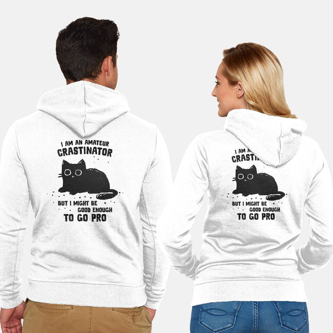 Amateur Crastinator-Unisex-Zip-Up-Sweatshirt-kg07