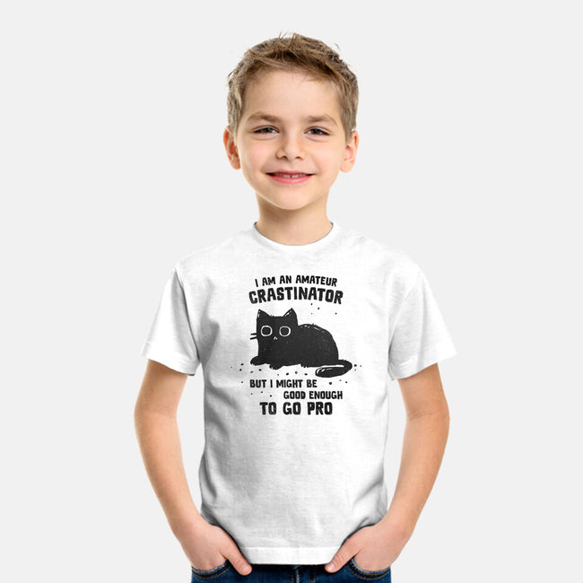 Amateur Crastinator-Youth-Basic-Tee-kg07