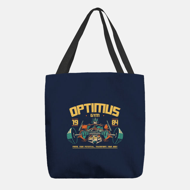 Optimus Gym-None-Basic Tote-Bag-retrodivision