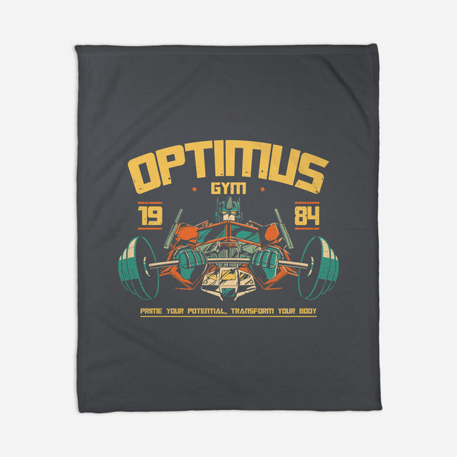 Optimus Gym-None-Fleece-Blanket-retrodivision