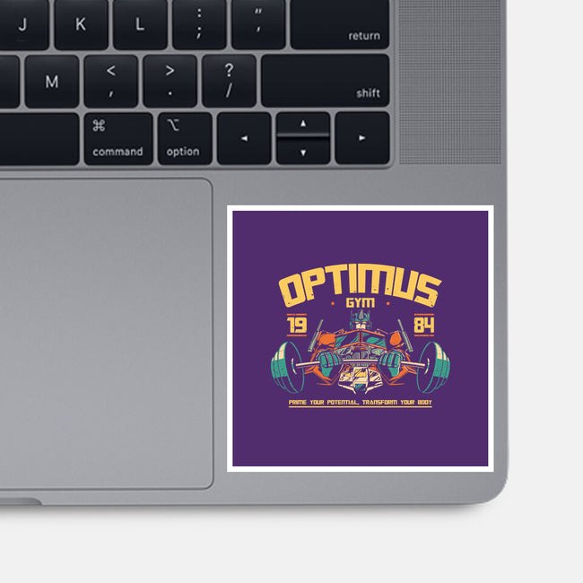 Optimus Gym-None-Glossy-Sticker-retrodivision