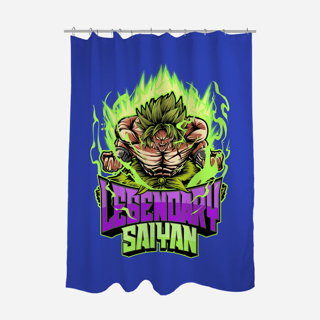 A New Saiyan-None-Polyester-Shower Curtain-Diego Oliver