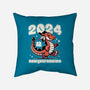 New Year New Dragon-None-Removable Cover w Insert-Throw Pillow-RoboMega