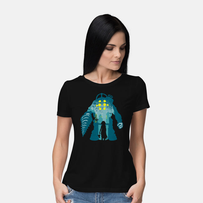 Welcome To Rapture-Womens-Basic-Tee-dalethesk8er