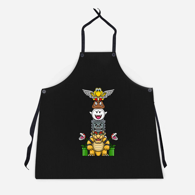 Totem Of Terror-Unisex-Kitchen-Apron-drbutler