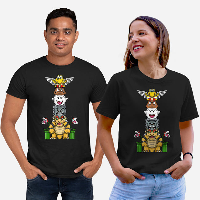 Totem Of Terror-Unisex-Basic-Tee-drbutler