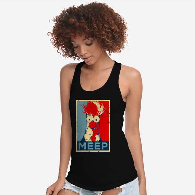 Vote Meep-Womens-Racerback-Tank-drbutler