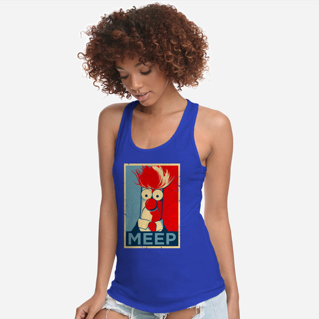 Vote Meep-Womens-Racerback-Tank-drbutler