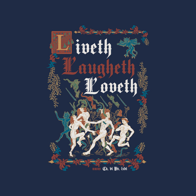 Live Laugh Love Medieval Style-Youth-Basic-Tee-Nemons