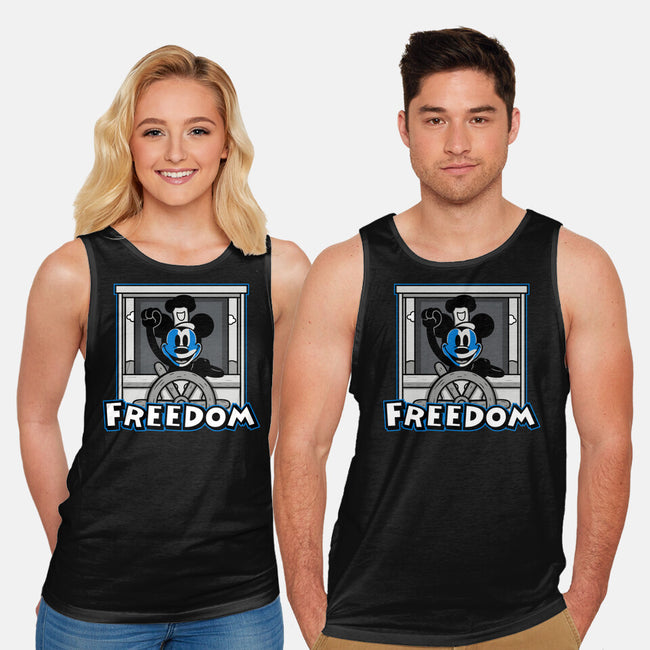 Free Mouse-Unisex-Basic-Tank-Raffiti