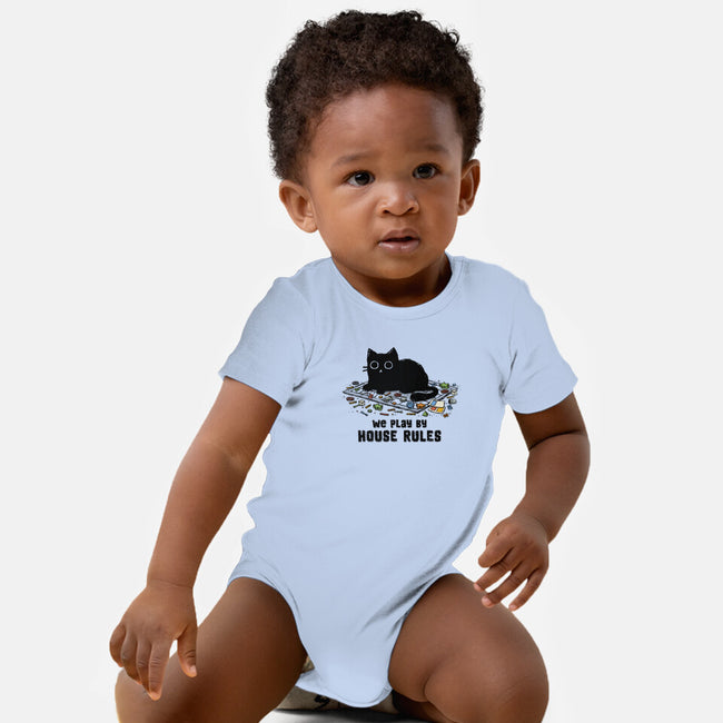 We Play By House Rules-Baby-Basic-Onesie-kg07