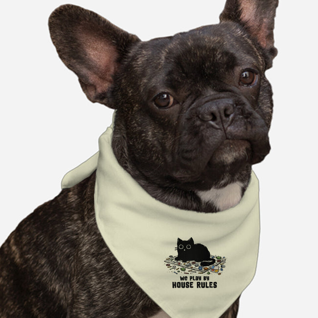 We Play By House Rules-Dog-Bandana-Pet Collar-kg07