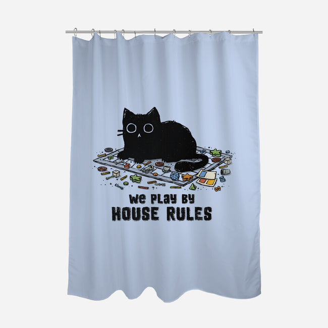 We Play By House Rules-None-Polyester-Shower Curtain-kg07