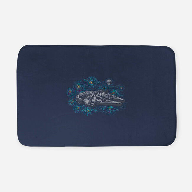 Rebel Starry Night-None-Memory Foam-Bath Mat-sebasebi