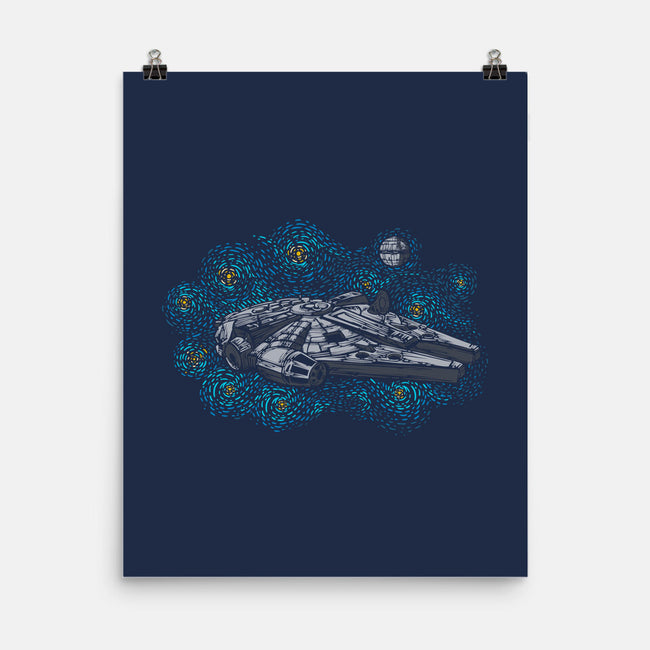 Rebel Starry Night-None-Matte-Poster-sebasebi