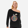 Save The Earth And Kill All Humans-Womens-Off Shoulder-Sweatshirt-turborat14