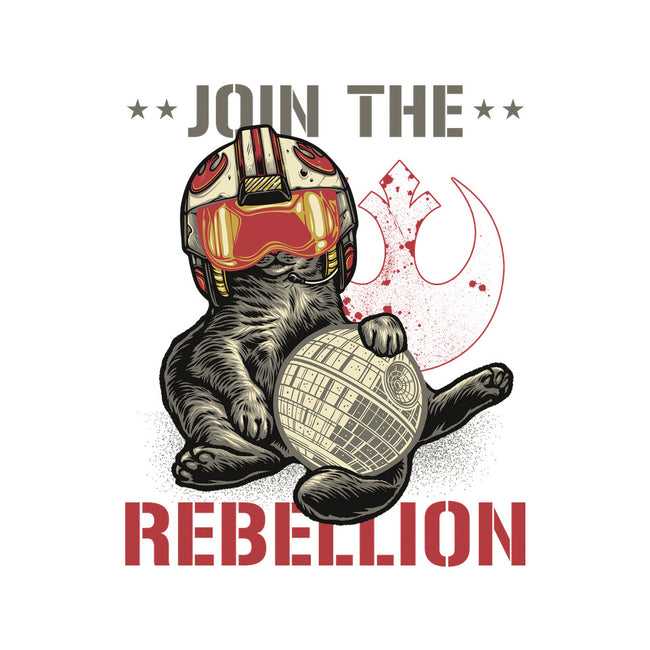 Join The Cat Rebellion-None-Fleece-Blanket-gorillafamstudio