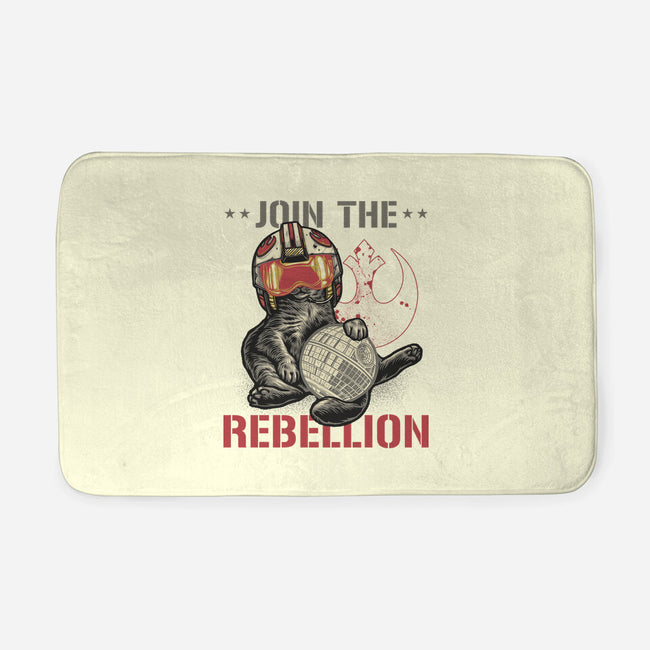 Join The Cat Rebellion-None-Memory Foam-Bath Mat-gorillafamstudio