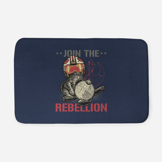 Join The Cat Rebellion-None-Memory Foam-Bath Mat-gorillafamstudio