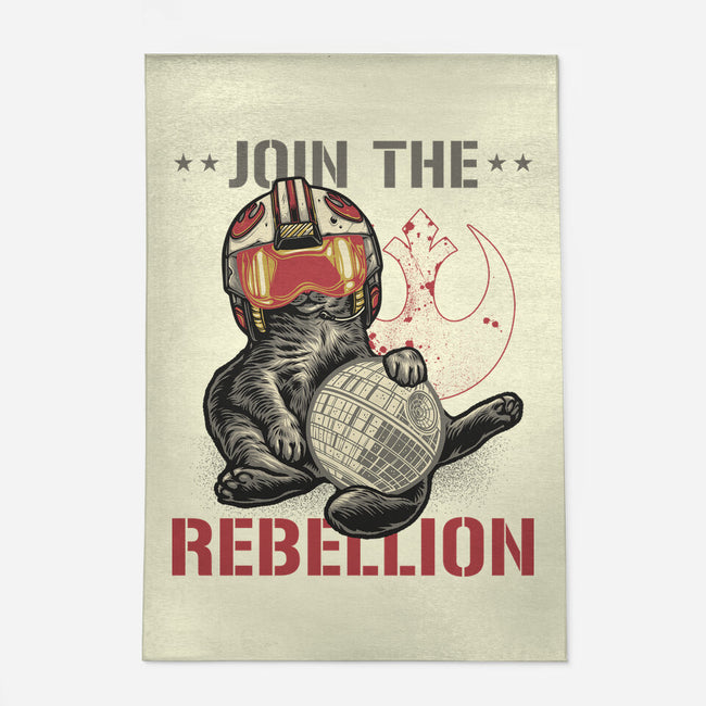 Join The Cat Rebellion-None-Indoor-Rug-gorillafamstudio