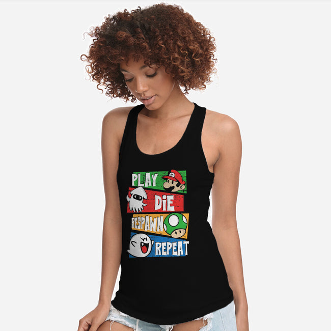 Gamer's Life-Womens-Racerback-Tank-turborat14