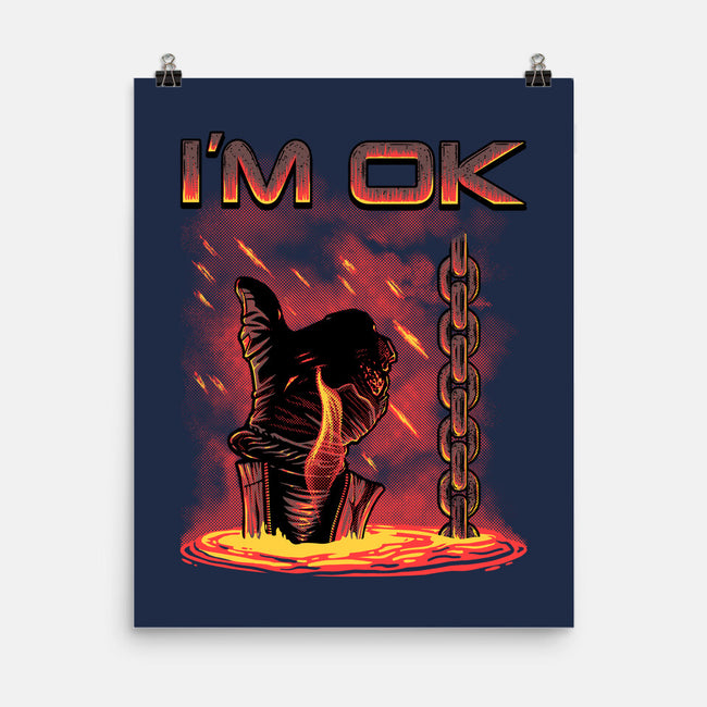 Trust Me I Am Ok-None-Matte-Poster-Tronyx79