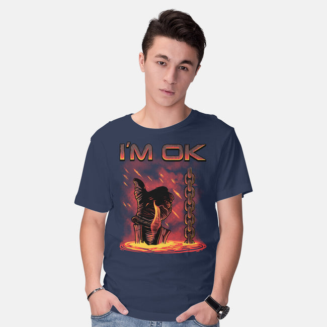 Trust Me I Am Ok-Mens-Basic-Tee-Tronyx79