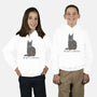 Tis But A Scratch Cat-Youth-Pullover-Sweatshirt-Claudia