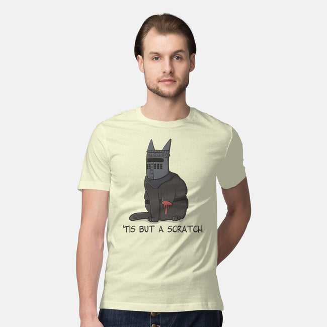 Tis But A Scratch Cat-Mens-Premium-Tee-Claudia