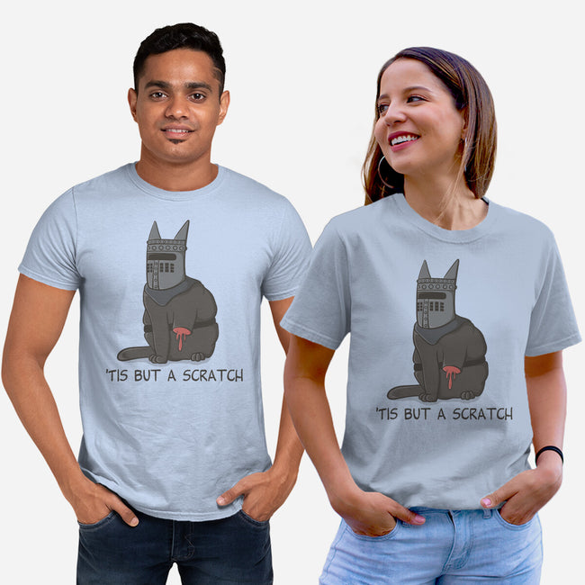 Tis But A Scratch Cat-Unisex-Basic-Tee-Claudia