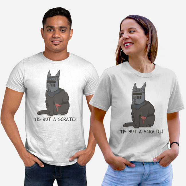 Tis But A Scratch Cat-Unisex-Basic-Tee-Claudia