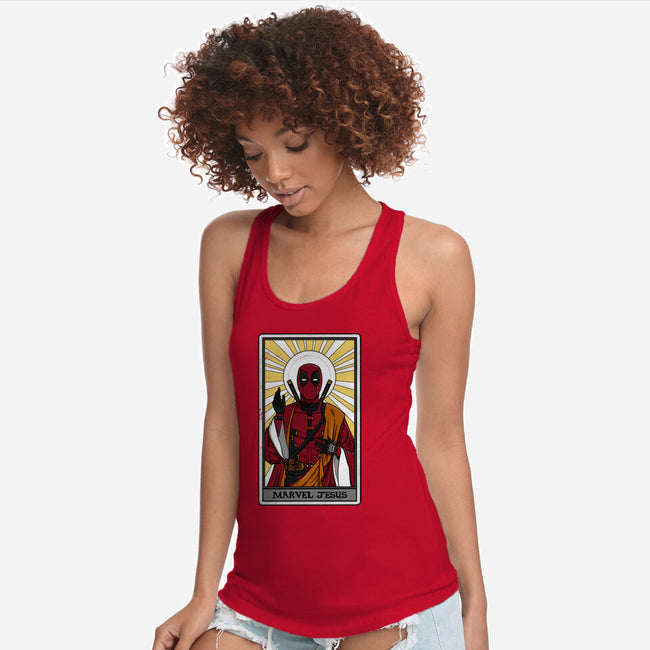 Marvel Messiah-Womens-Racerback-Tank-drbutler