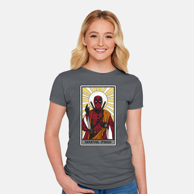 Marvel Messiah-Womens-Fitted-Tee-drbutler