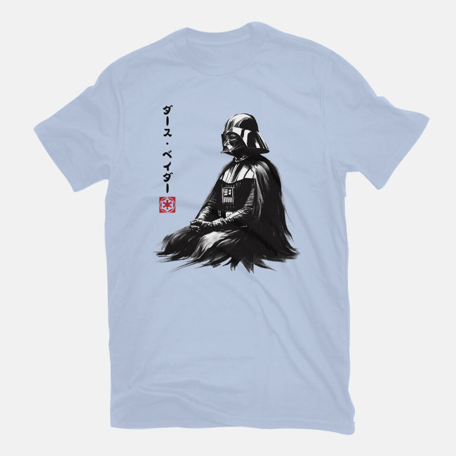 The Sith Sumi-e-Unisex-Basic-Tee-DrMonekers