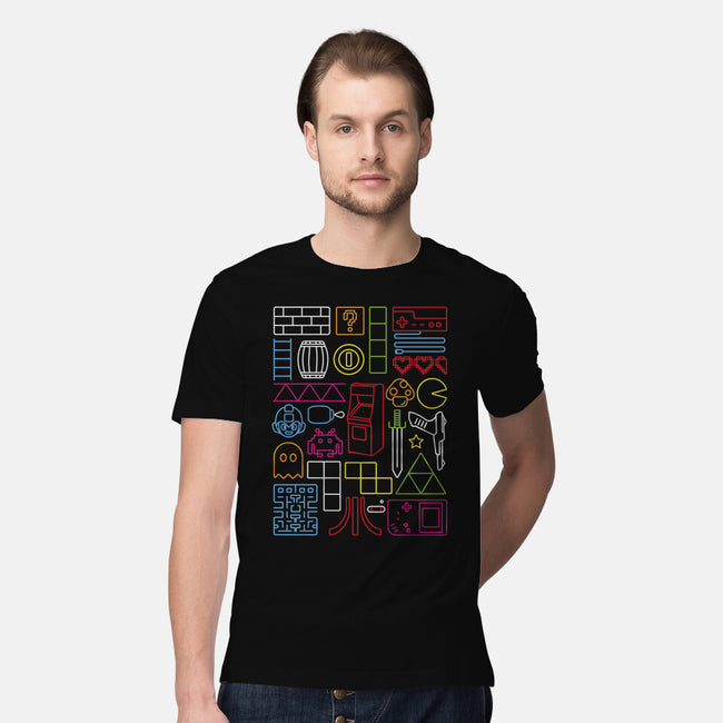 Nostalgic Doodles-Mens-Premium-Tee-sebasebi