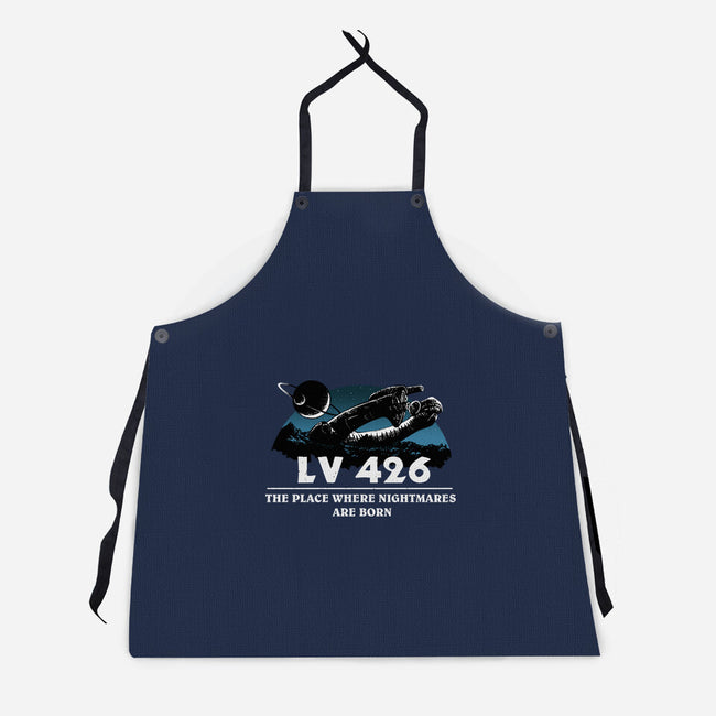 Planet Of Nightmares-Unisex-Kitchen-Apron-daobiwan