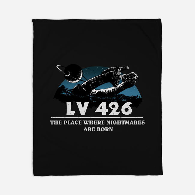 Planet Of Nightmares-None-Fleece-Blanket-daobiwan