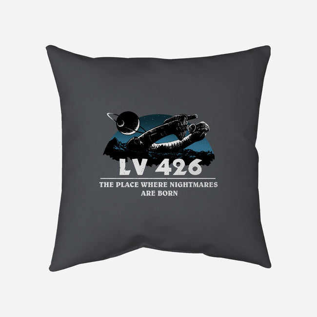 Planet Of Nightmares-None-Removable Cover-Throw Pillow-daobiwan