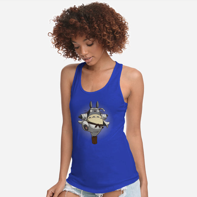 The Crane Kick-Womens-Racerback-Tank-maped