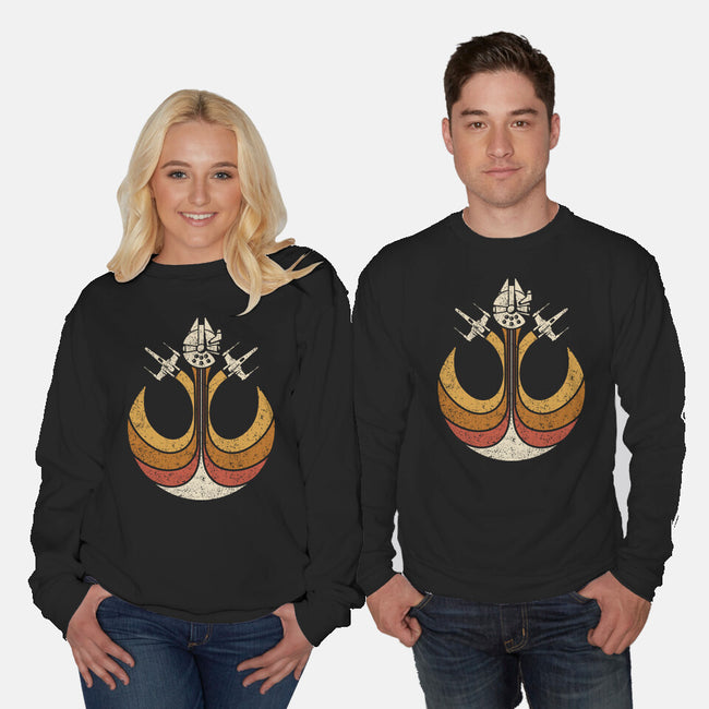 Rebel Attack-Unisex-Crew Neck-Sweatshirt-sebasebi