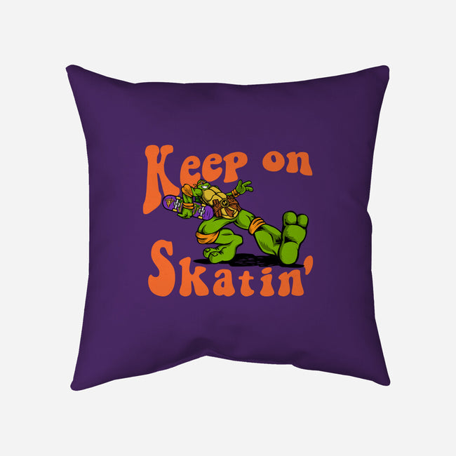 Keep On Skating-None-Removable Cover-Throw Pillow-joerawks