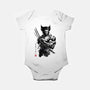 Mutant Samurai Sumi-e-Baby-Basic-Onesie-DrMonekers