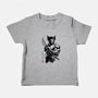 Mutant Samurai Sumi-e-Baby-Basic-Tee-DrMonekers