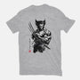 Mutant Samurai Sumi-e-Womens-Basic-Tee-DrMonekers