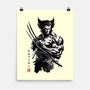 Mutant Samurai Sumi-e-None-Matte-Poster-DrMonekers